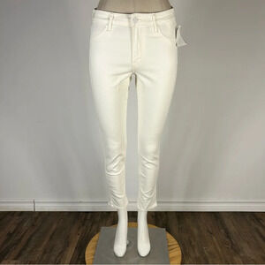 ❤️ NWT H&M &denim skinny white ankle jeans 29x29